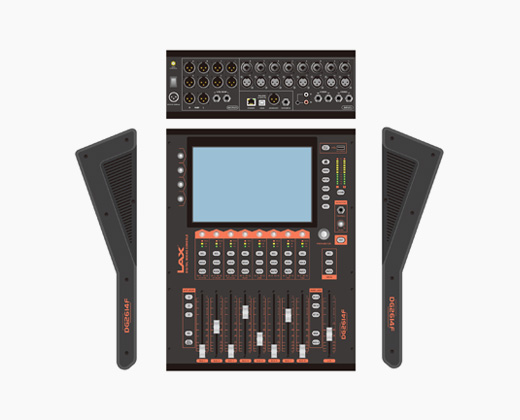 LAX DG2614F 26路數(shù)字調(diào)音臺(tái)